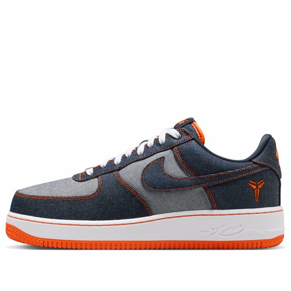 Nike ナイキ メンズ スニーカー エアフォース 【Nike Air Force 1 Low Protro 'Kobe Bryant Denim Obsidian Safety Orange' IM1980-400】 サイズ US_M_4