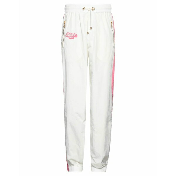 【送料無料】 バルマン メンズ カジュアルパンツ ボトムス Pants White