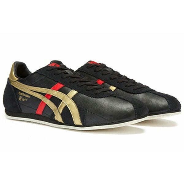 Onitsuka Tiger オニツカタイガー メンズ スニーカー 【Onitsuka Tiger Runspark 'Black Gold Red' 1183B480-001】 サイズ US_8.5(26.5cm)