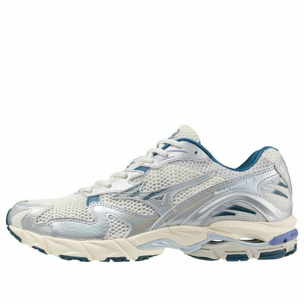 Mizuno ミズノ メンズ スニーカー 【Mizuno Wave Rider 10 'White Silver Blue' D1GA243101】 サイズ US_6.5(24.5cm)