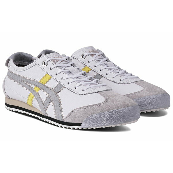Onitsuka Tiger オニツカタイガー メンズ スニーカー 【Onitsuka Tiger Mexico 66 SD 'White Mid Grey' 1183B846-101】 サイズ US_M_4