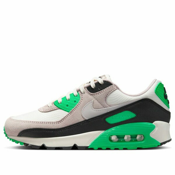 Nike ナイキ レディース スニーカー White/Grey/Black/Green 【(WMNS) Nike Air Max 90 'Scream Green' FJ3208-001】 サイズ US_5(22.0cm)