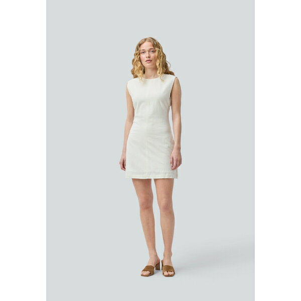 モドストローム レディース ワンピース トップス NASIR DRESS - Day dress - soft white