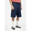 リディファイン レベル メンズ サンダル シューズ KINGSTON BAGGY FIT - Denim shorts - dark blue