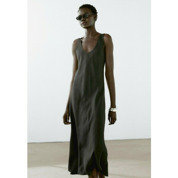 ޥå ɥåƥ ǥ ԡ ȥåץ MIDI - Day dress - dark green