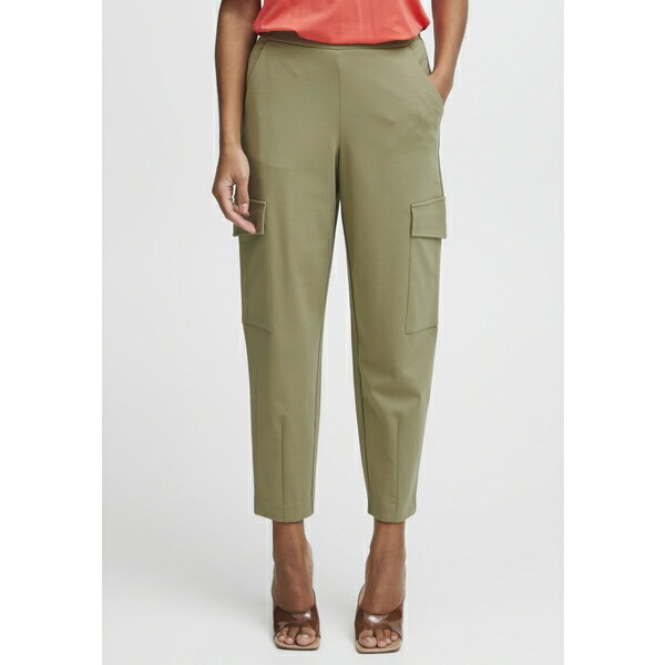 ビーヤング レディース カジュアルパンツ ボトムス BYRIZETTA - Cargo trousers - aloe
