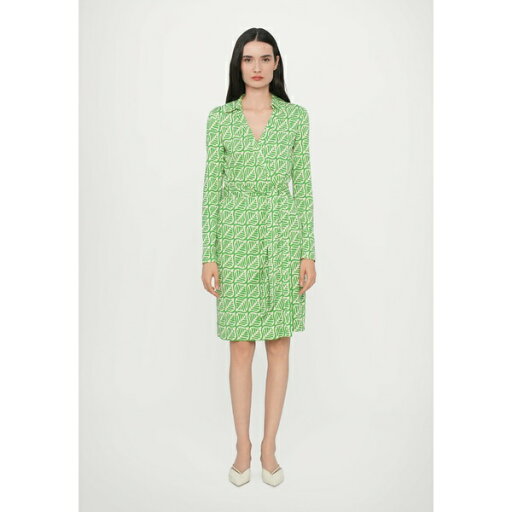ダイアン フォン ファステンバーグ レディース ワンピース トップス NEW JEANNE WRAP DRESS - Shirt dress - indian green ダイアン フォン ファステンバーグ レディース ワンピース トップス NEW JEANNE WRAP DRESS - Shirt dress - indian green