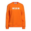 エムエスジイエム レディース パーカー・スウェットシャツ アウター Sweatshirts Orange