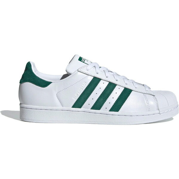 adidas アディダス メンズ スニーカー 【adidas Superstar White Collegiate Green】 サイズ US_12.5(30.5cm) Cloud White/Collegiate Green/Cloud White