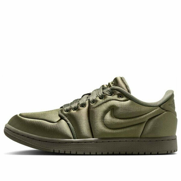 Air Jordan ジョーダン レディース スニーカー Medium Olive/Medium Olive 【(WMNS) Air Jordan 1 Low Method of Make 'Satin Medium Olive' HF3969-201】 サイズ US_5(22.0cm)