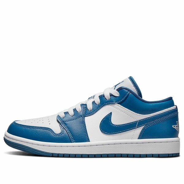 Air Jordan ジョーダン レディース スニーカー White/Dark Marina Blue 【(WMNS) Air Jordan 1 Low 'Marina Blue' DC0774-114】 サイズ US_7(24.0cm)