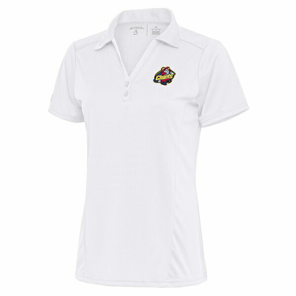 アンティグア レディース ポロシャツ トップス Peoria Chiefs Antigua Women's Tribute Polo White