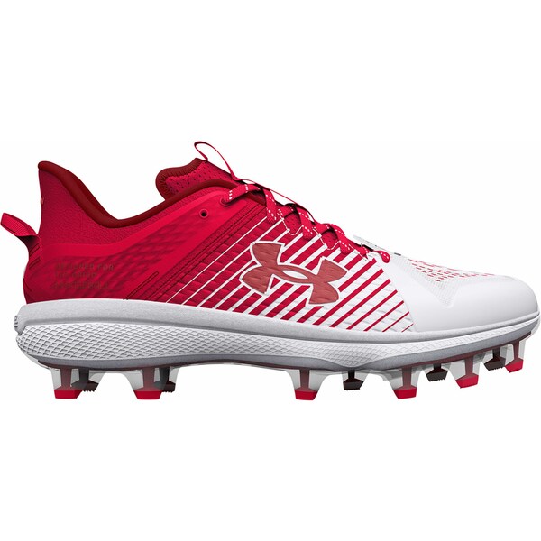 アンダーアーマー メンズ 野球 スポーツ Under Armour Men's Yard MT TPU Baseball Cleats Red/White