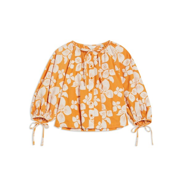 【送料無料】 テッドベーカー レディース シャツ トップス Madia Blouse Dark Orange