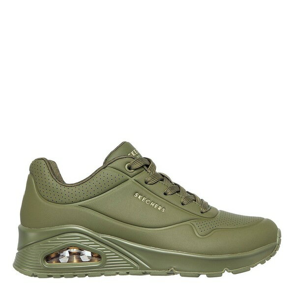 【送料無料】 スケッチャーズ レディース スニーカー シューズ UNO Stand On Air Trainers Womens Olive