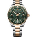 yz rNgmbNX Y rv ANZT[ Mens Victorinox Swiss Army Maverick Watch Silver, Green and Two tone