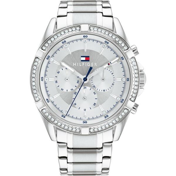 【送料無料】 トミー ヒルフィガー レディース 腕時計 アクセサリー Tommy Hilfiger Stainless Steel Women 039 s watch Silver