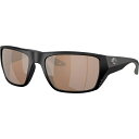 コスタデルマール メンズ サングラス・アイウェア アクセサリー Costa Del Mar Finlet Sunglasses Black/Copper Silver Mirr(4)