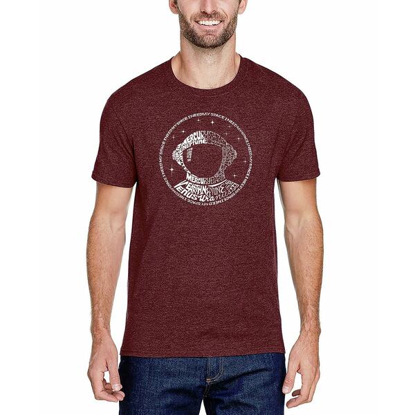 エルエーポップアート メンズ Tシャツ トップス Men's Premium Blend Word Art I Need My Space Astron..