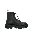 【送料無料】 ヴェルサーチ メンズ ブーツ シューズ Ankle boots Black(4)