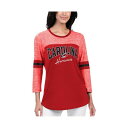 カールバンクス レディース Tシャツ トップス Women's Red Carolina Hurricanes Play The Game 3/4-Sleeve...