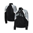 スターター レディース ジャケット&ブルゾン アウター Women's Black Chicago White Sox Touchdown Raglan Full-Zip Track Jacket Black