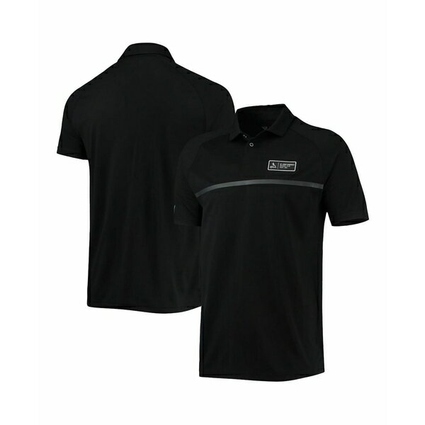 レベルウェア メンズ シャツ トップス Men's Black St. Louis Cardinals Sector Raglan Polo Shirt Black