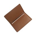 ロイス メンズ 財布 アクセサリー Royce Slim Business Card Case in Genuine Leather Tan