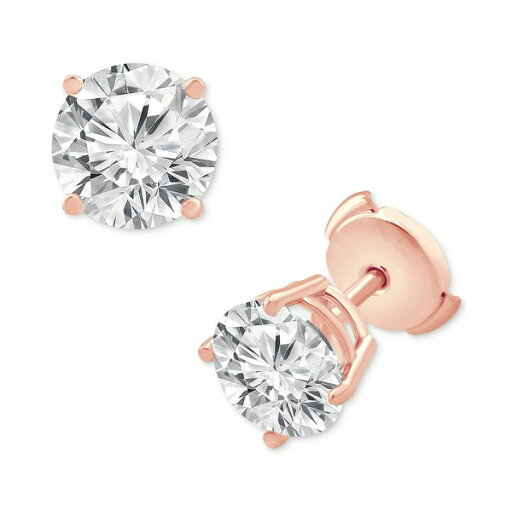 バッジェリーミシュカ レディース ピアス&イヤリング アクセサリー Certified Lab Grown Diamond Stud Earrings (4 ct. t.w.) in 14k Gold Rose Gold バッジェリーミシュカ レディース ピアス&イヤリング アクセサリー Certified Lab Grown Diamond Stud Earrings (4 ct. t.w.) in 14k Gold Rose Gold