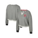 コロシアム レディース カットソー トップス Women's Charcoal Ohio State Buckeyes Magnum Scoop Neck Cr...