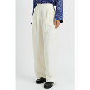 シンティアンドパーカー レディース カジュアルパンツ ボトムス Chinti & Parker Linen Blend Wide Leg Trousers Cream