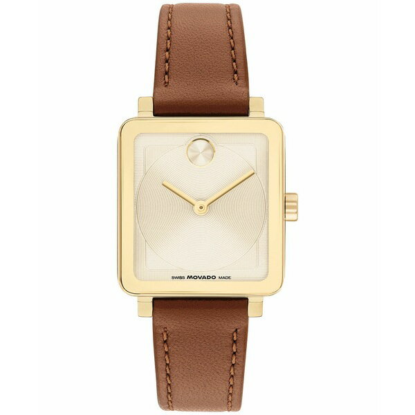 モバド レディース 腕時計 アクセサリー Women's Bold Evolution 2.0 Swiss Quartz Cognac Leather Watch 26mm Brown