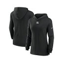 ナイキ レディース カットソー トップス Women's Black Cincinnati Bengals Sideline Performance Long ...