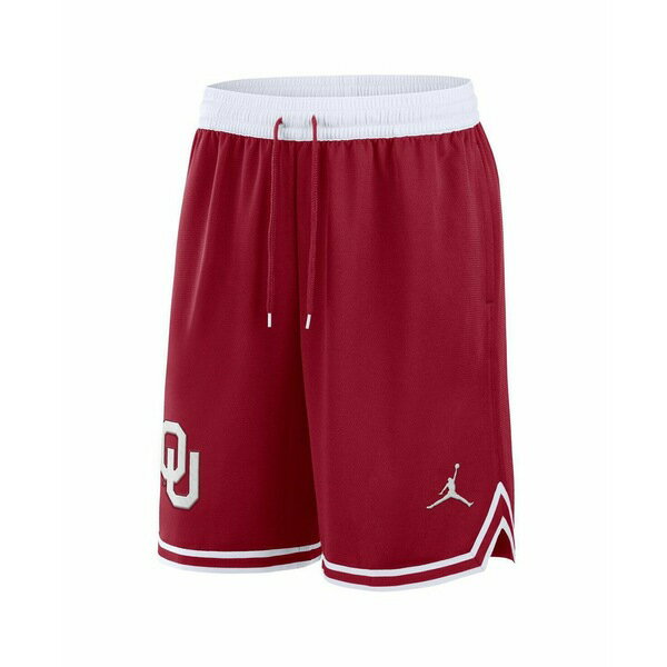 ジョーダン メンズ カジュアルパンツ ボトムス Men's Crimson/White Oklahoma Sooners Performance Basketball Shorts Crimson, White