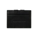 トミー ヒルフィガー メンズ 財布 アクセサリー Men's RFID Compact Magic Card Case Wallet Black