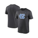 ジョーダン メンズ シャツ トップス Men's Anthracite North Carolina Tar Heels Primetime Legend Logo T-Shirt Anthracite