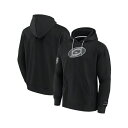 ファナティクス メンズ パーカー・スウェットシャツ アウター Men's Black Carolina Hurricanes Elements Pace Pullover Hoodie Black