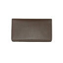 ロイス メンズ 財布 アクセサリー Royce Slim Business Card Case in Genuine Leather Brown