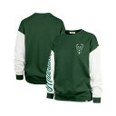 47ブランド レディース カットソー トップス Women's Hunter Green Milwaukee Bucks Rise Andie Oversize...