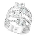 エフィー コレクション レディース リング アクセサリー EFFY HEMATIAN Diamond Multi-Row Baguette Statement ...