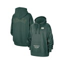 ジョーダン レディース カットソー トップス Women's Green Milwaukee Bucks Courtside Statement Edition...