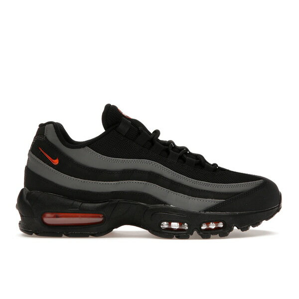 Nike ナイキ メンズ スニーカー 【Nike Air Max 95 Black Grey Safety Orange】 サイズ US_9(27.0cm) Black/Grey/Safety Orange