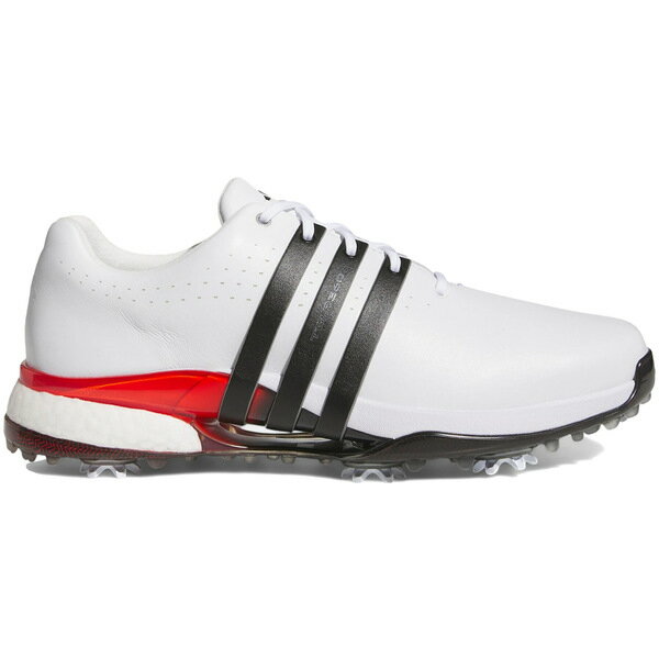 adidas アディダス メンズ スニーカー 【adidas Tour360 24 Golf Cloud White Core Black Lucid Red】 サイズ US_10(28.0cm) Cloud White/Core Black/Lucid Red