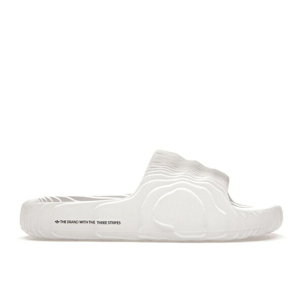 adidas アディダス メンズ スニーカー 【adidas Adilette 22 Slides Crystal White】 サイズ US_5(23.0cm) Crystal White/Crystal White/Core Black