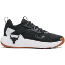 Under Armour アンダーアーマー メンズ スニーカー 【Under Armour Project Rock 6 Black Gum】 サイズ US_9.5(27.5cm) Black/White(4)