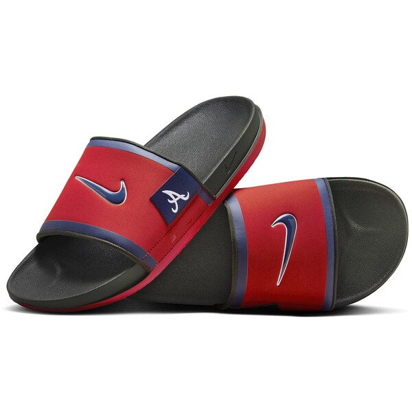 楽天astyNike ナイキ メンズ スニーカー 【Nike Offcourt Slide Atlanta Braves】 サイズ US_M_13 Sport Red/Dark Smoke Grey/Midnight Navy