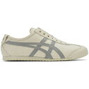 Onitsuka Tiger オニツカタイガー メンズ スニーカー 【Onitsuka Tiger Mexico 66 Slip-On Cream Grey】 サイズ US_6(24.0cm) White/Grey
