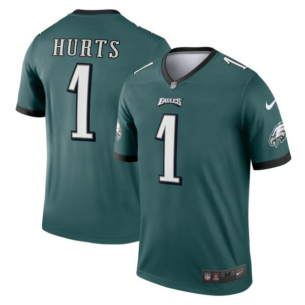 ナイキ メンズ ユニフォーム トップス Jalen Hurts Philadelphia Eagles Nike Legend Jersey Midnight Green