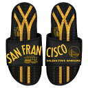 アイスライド メンズ サンダル シューズ Golden State Warriors ISlide 2023/24 City Edition Gel Slide Sandals Black