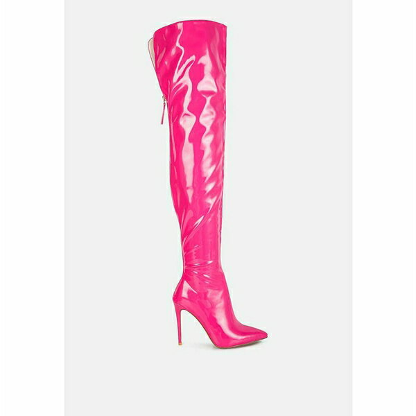 ロンンドンラグ レディース ブーツ シューズ Womens Eclectic Knee Boot Neon pink